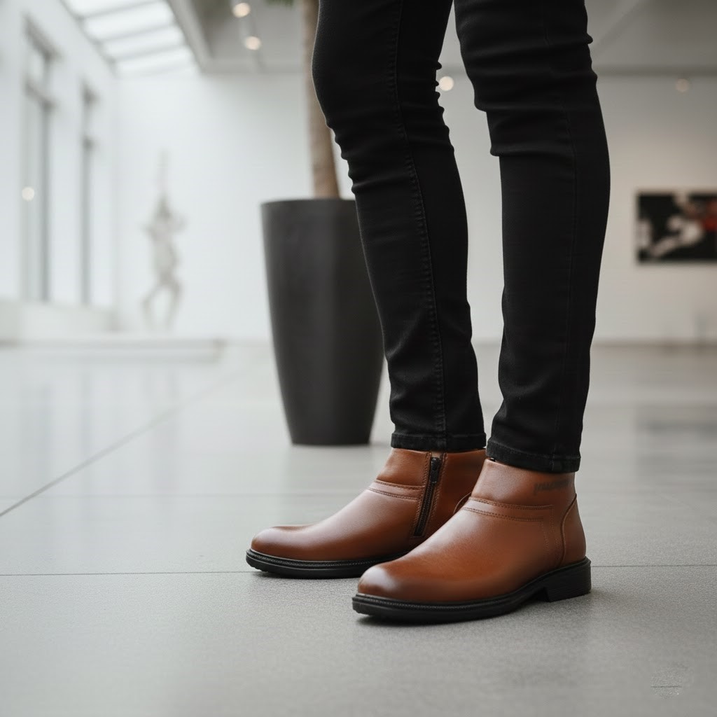 خرید آنلاین نیم بوت مردانه پاسارگاد مدل ونیز کد 15